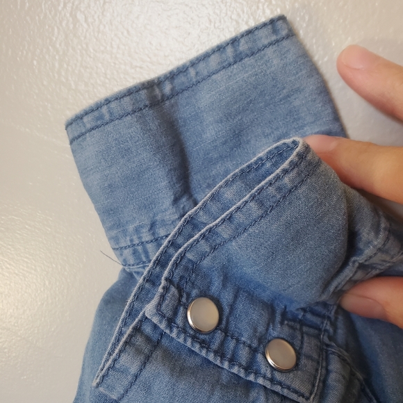 Blue button down - Picture 3 of 5